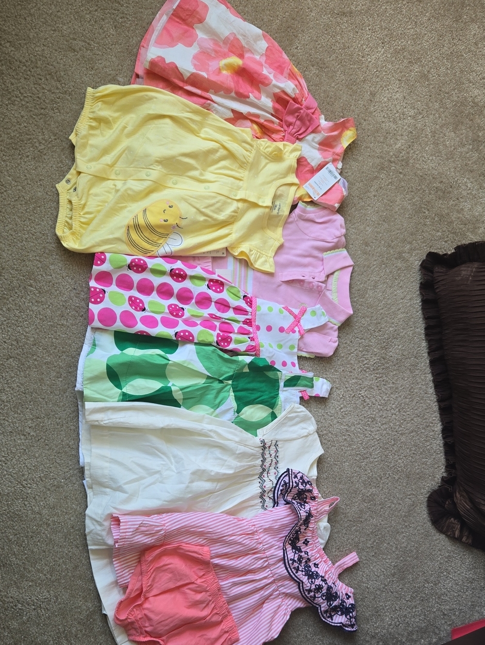 Kids Sleeveless Mix & Match Pajama Set - Yellow, Pink, Green, White